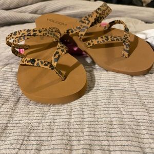 Volcom sandals. Size 8. Never worn.